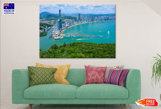 Balneário Camboriú Santa Catarina View Photograph Print 100% Australian Made
