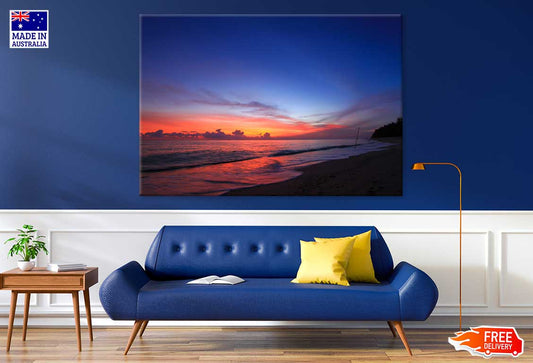 Sunrise on Sea Scenery Photograph Print 100% Australian Made