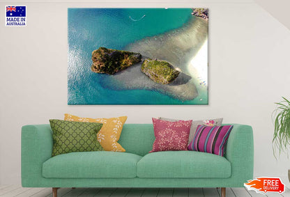 Rocky Krabi Beach Aerial View Thailand Print 100% Australian Made