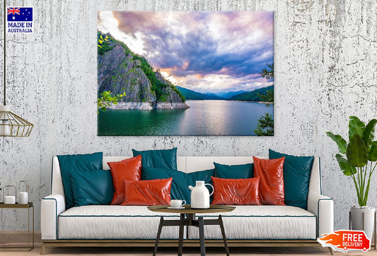 Lake Vidraru & Mountains View Photograph Print 100% Australian Made