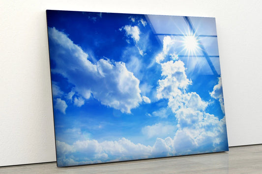 Sky Scenery Photograph Acrylic Glass Print Tempered Glass Wall Art 100% Made in Australia Ready to Hang