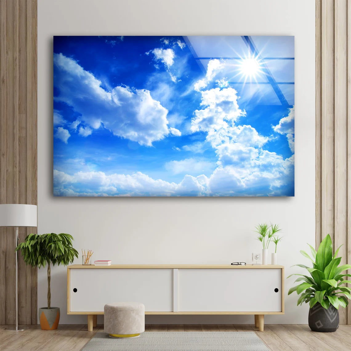 Sky Scenery Photograph Acrylic Glass Print Tempered Glass Wall Art 100% Made in Australia Ready to Hang