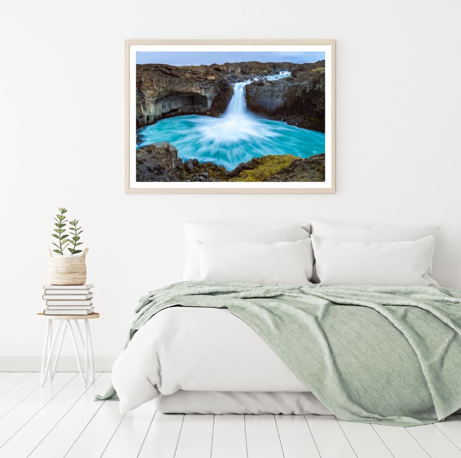 Waterfall Scenery Photograph Home Decor Premium Quality Poster Print Choose Your Sizes