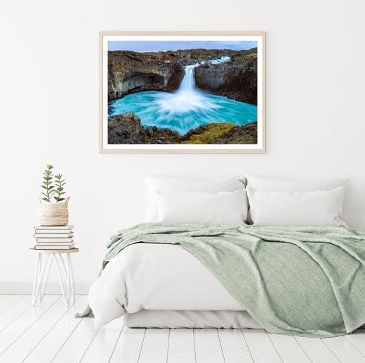 Waterfall Scenery Photograph Home Decor Premium Quality Poster Print Choose Your Sizes