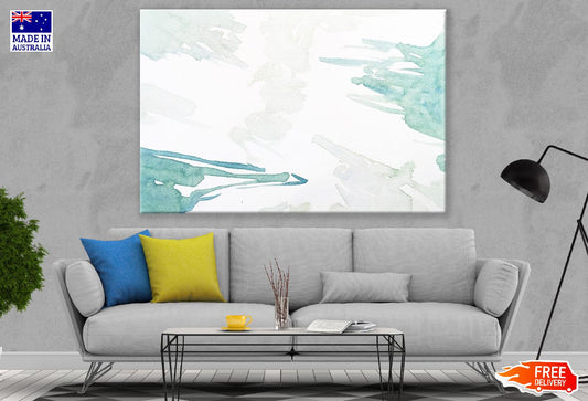 Grey & Green Abstract Design Print 100% Australian Made