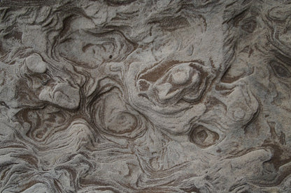 Silver & Brown Abstract Design Print 100% Australian Made