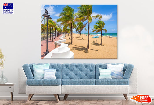 Palm Trees Photograph in Fort Lauderdale USA Print 100% Australian Made