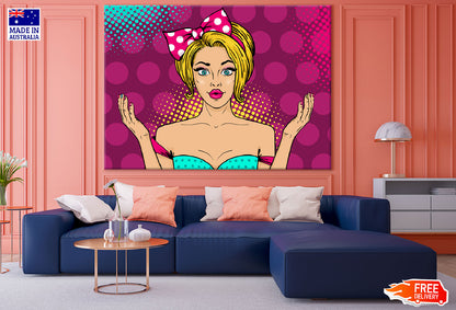 Young Fashion Girl Illustration Print 100% Australian Made