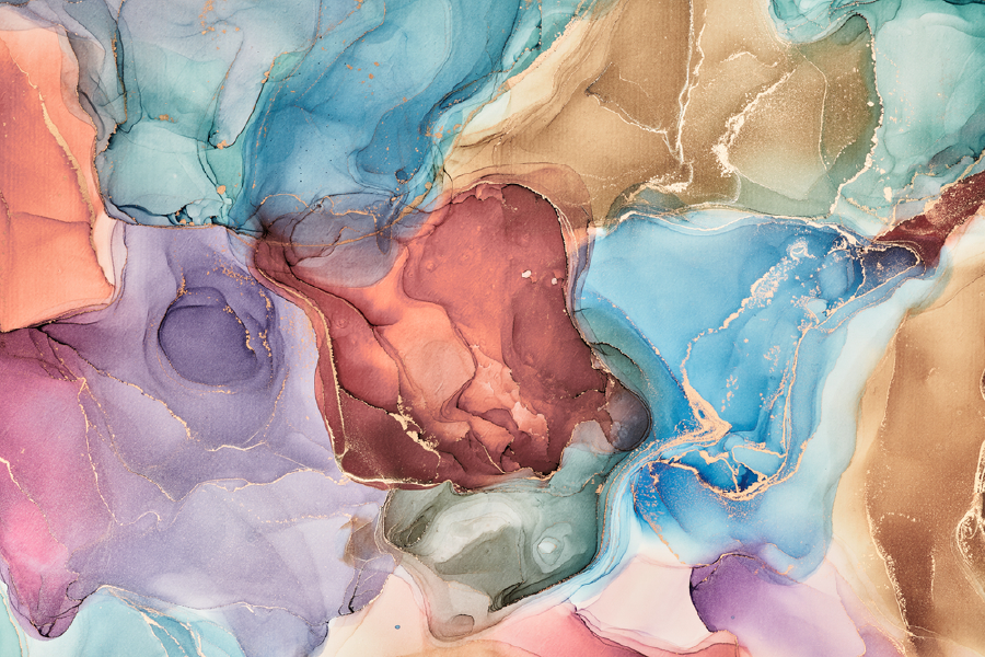 Colorful Abstract Design Print 100% Australian Made