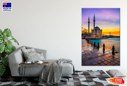 Bosphorus Bridge & Mosque View Photograph Print 100% Australian Made