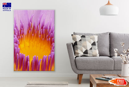 Purple Lily Flower Macro Photograph Print 100% Australian Made