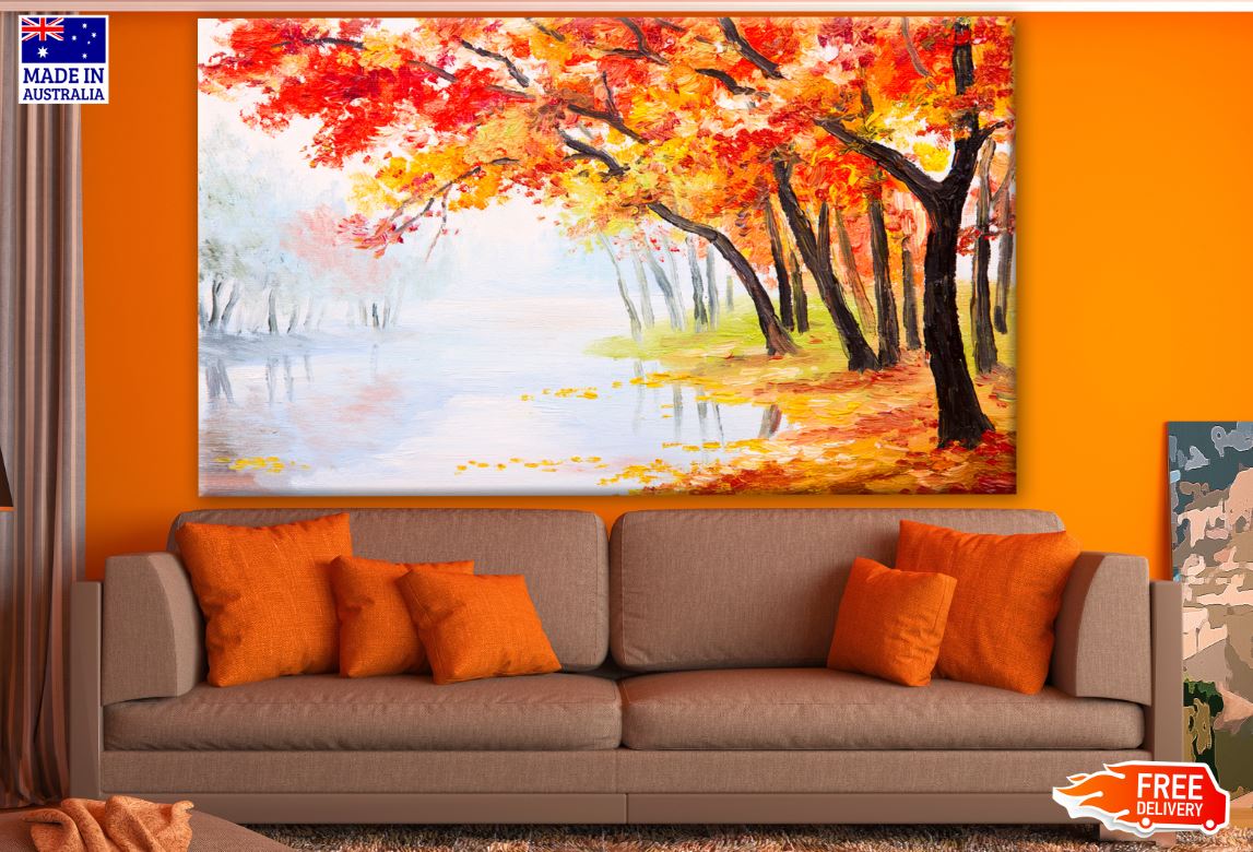 Autumn trees Painting Print 100% Australian Made