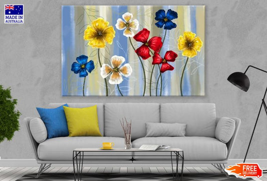 Flowers Digital Print 100% Australian Made
