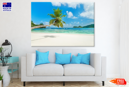 Palm Trees & Sea Sky View Photograph Print 100% Australian Made