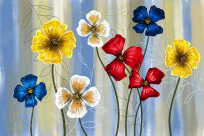 Flowers Digital Print 100% Australian Made