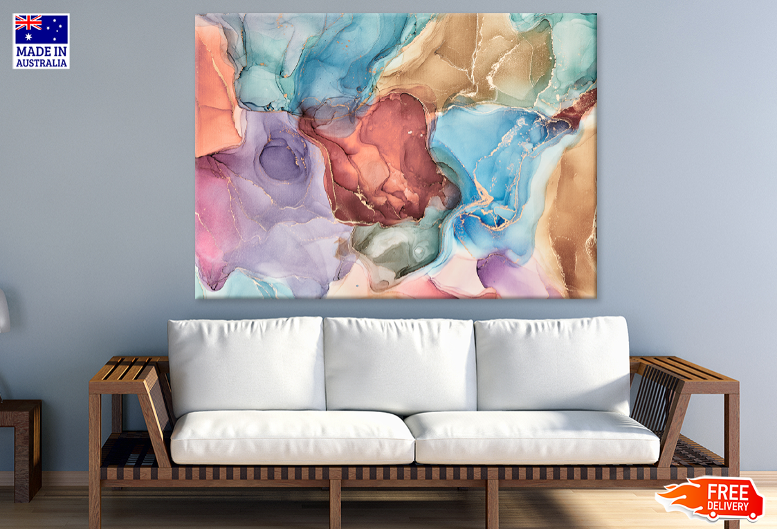 Colorful Abstract Design Print 100% Australian Made