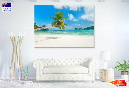 Palm Trees & Sea Sky View Photograph Print 100% Australian Made