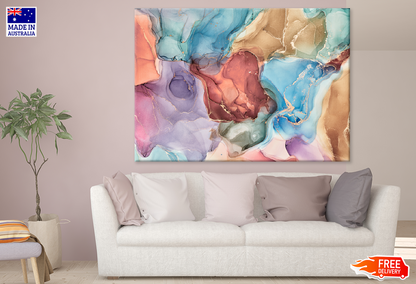 Colorful Abstract Design Print 100% Australian Made