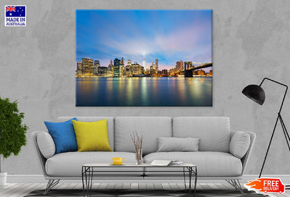 Manhattan City East River View Photograph Print 100% Australian Made