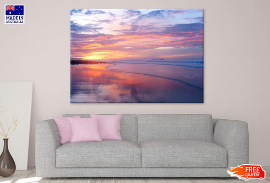 El Salvador Beach Sunset View Photograph Print 100% Australian Made