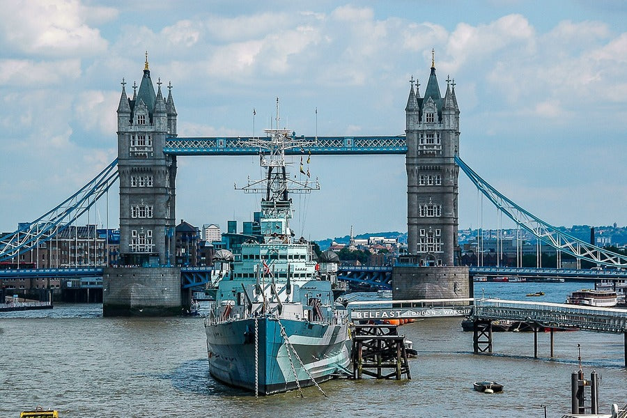 Tower Bridge & Lake View Photograph, London Print 100% Australian Made