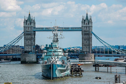 Tower Bridge & Lake View Photograph, London Print 100% Australian Made