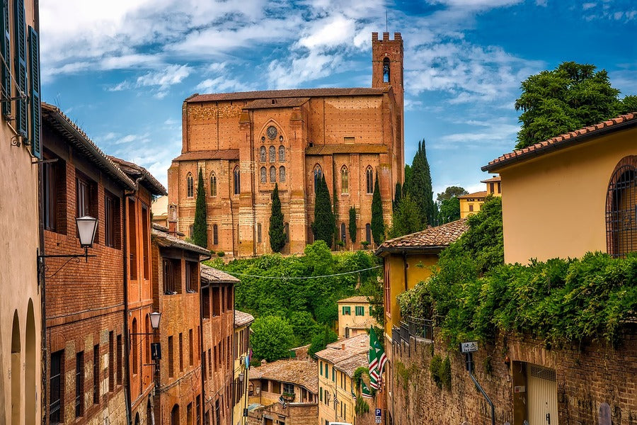 Basilica Church in Siena, Tuscany, Italy Photograph Print 100% Australian Made