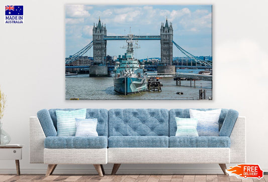 Tower Bridge & Lake View Photograph, London Print 100% Australian Made