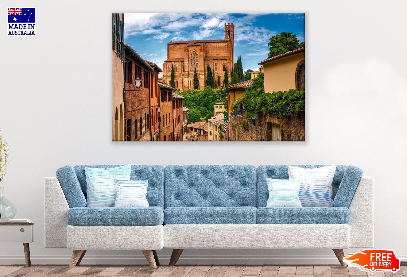 Basilica Church in Siena, Tuscany, Italy Photograph Print 100% Australian Made