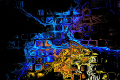Colorful Abstract Design Print 100% Australian Made
