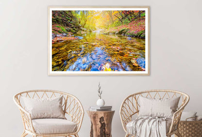 Jangtaesan Autumn Forest River Scenery View Home Decor Premium Quality Poster Print Choose Your Sizes