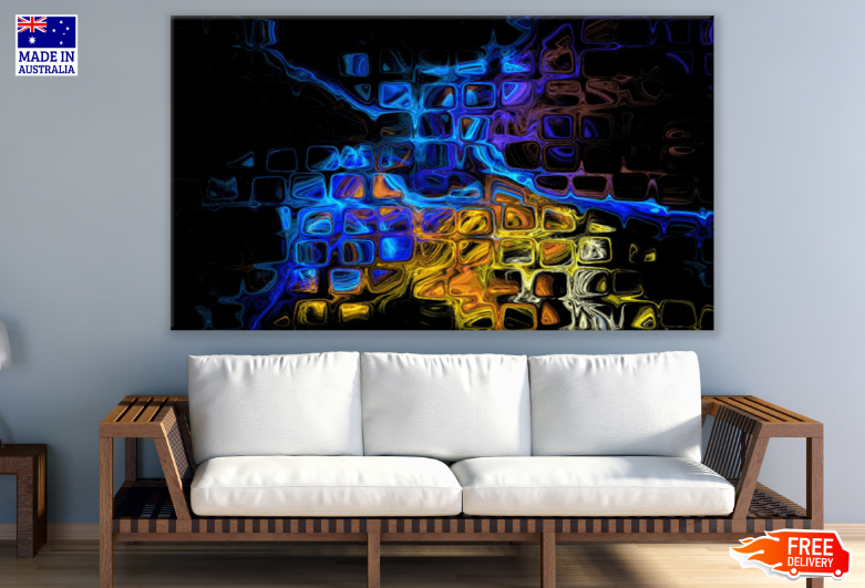 Colorful Abstract Design Print 100% Australian Made