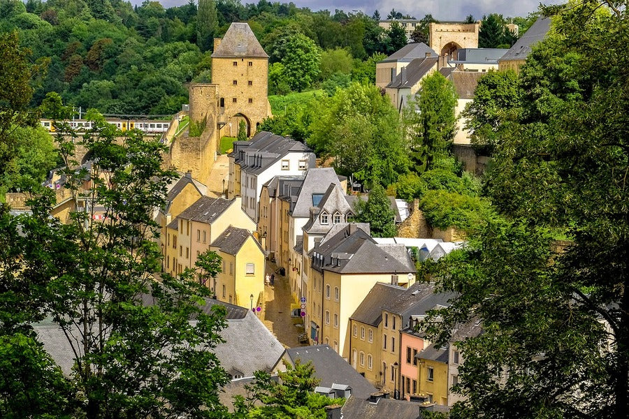 Luxembourg City View Photograph, France Print 100% Australian Made