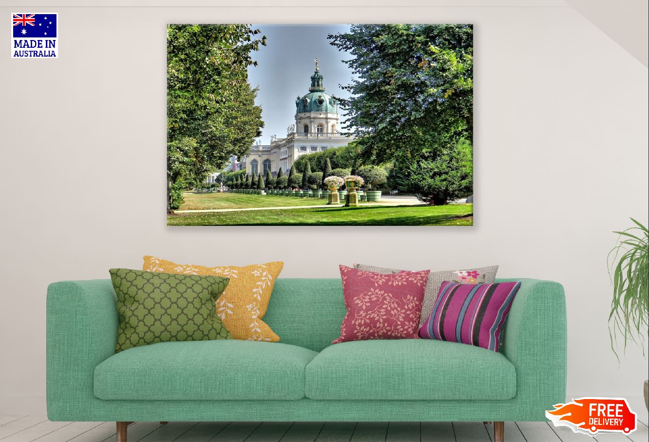 Schloss Charlottenburg Park View Photograph Print 100% Australian Made
