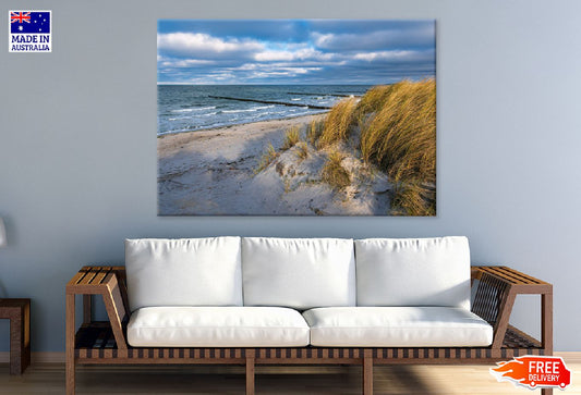 Dune on Baltic Seashore View Photograph Print 100% Australian Made