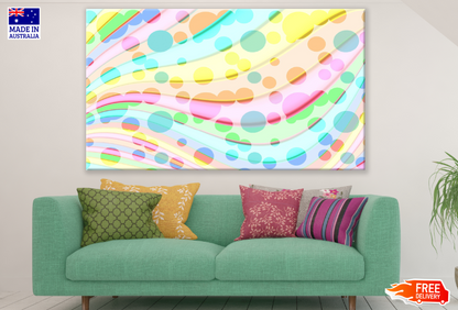 Colorful Abstract Design Print 100% Australian Made