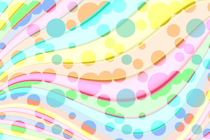 Colorful Abstract Design Print 100% Australian Made