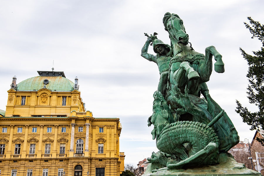 Croatian National Theatre in Zagreb Photograph Print 100% Australian Made