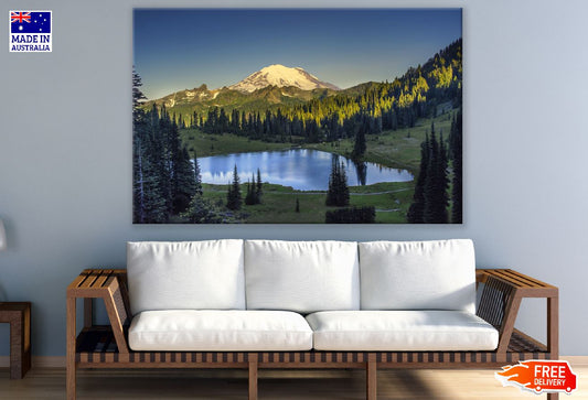 Mount Rainier National Park Sunset Photograph Print 100% Australian Made