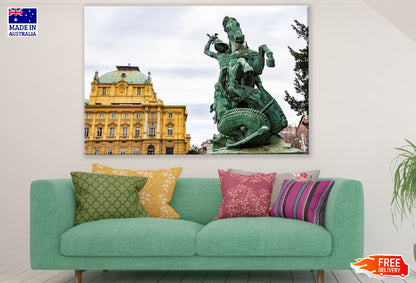 Croatian National Theatre in Zagreb Photograph Print 100% Australian Made