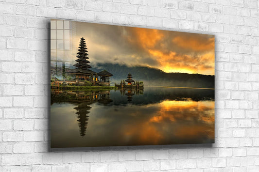 Bali Island Dewata Print Tempered Glass Wall Art 100% Made in Australia Ready to Hang