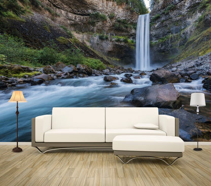 Wallpaper Murals Peel and Stick Removable Brandywine Falls Stunning Scenery High Quality