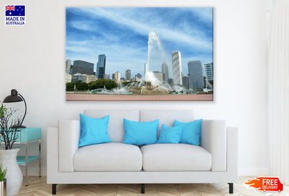 Buckingham Fountain City Print 100% Australian Made