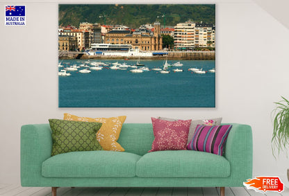 Donostia-San Sebastian City in Spain Lake View Photograph Print 100% Australian Made