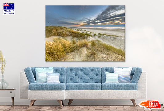 Sand Dune on North Sea Coast View Photograph Print 100% Australian Made