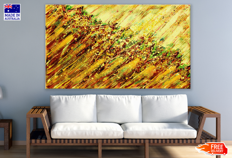 Colorful Abstract Design Print 100% Australian Made
