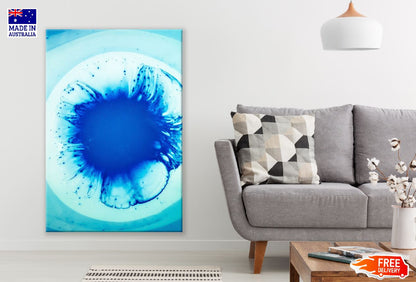 Blue White Abstract Design Print 100% Australian Made