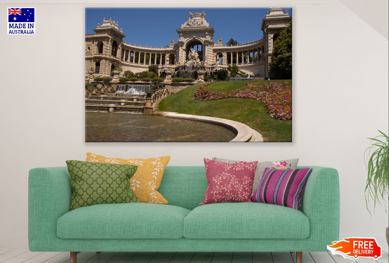Palais Longchamp Notable Gardens of France Photograph Print 100% Australian Made