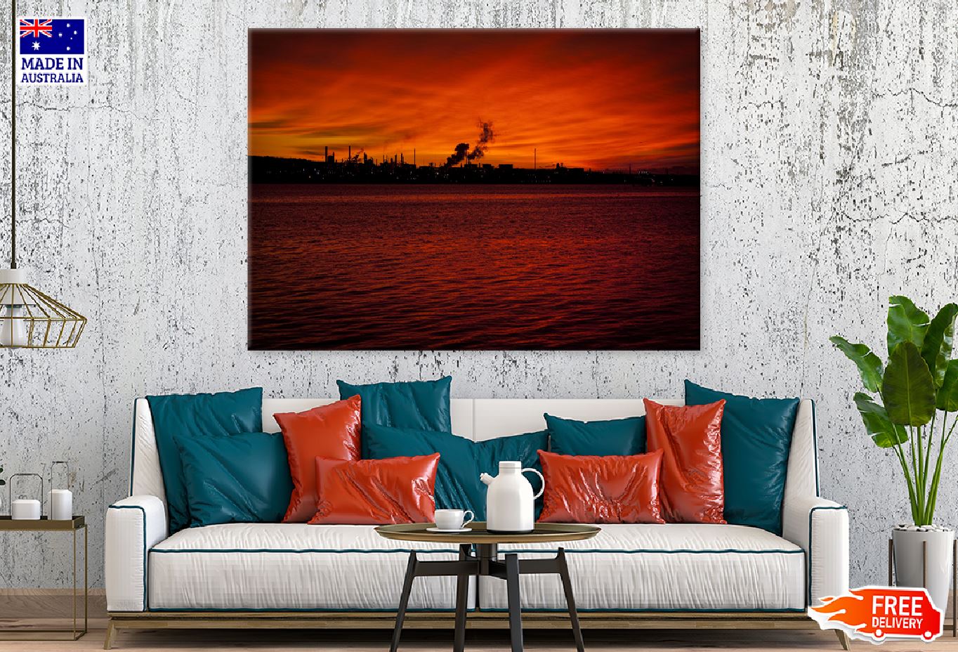 Halifax Harbour Sunrise View Photograph Print 100% Australian Made