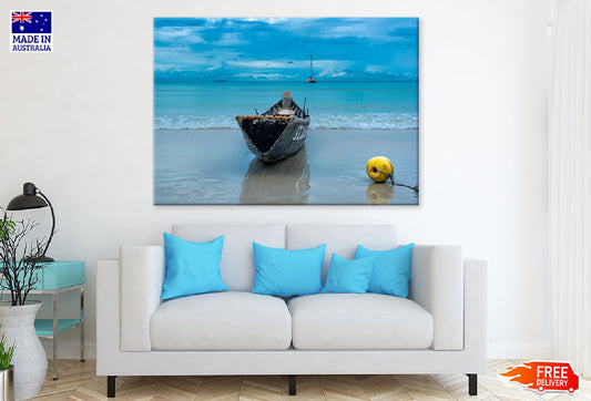 Fishing Boat near Sea View Photograph Print 100% Australian Made